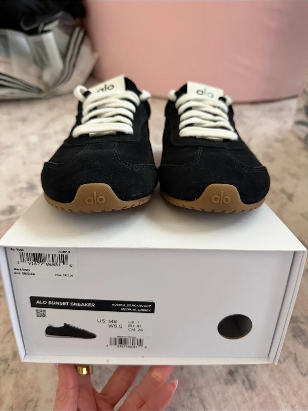 ALO Sunset Sneaker - Black